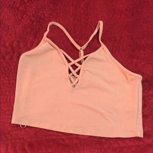 Blush sexy crop top size S